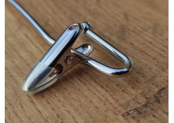 Плечики-вішалка для білизни (хромована з прищепками) №2